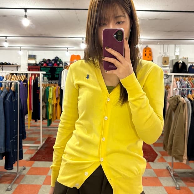 폴로 니트가디건