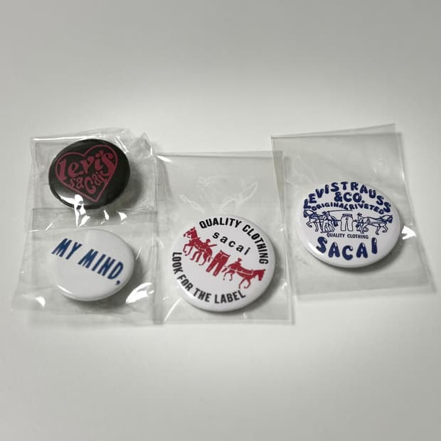 Sacai x Levi’s 뱃지 세트