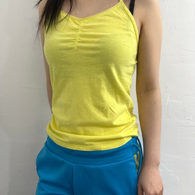 lowrys farm yellow dot sleeveless