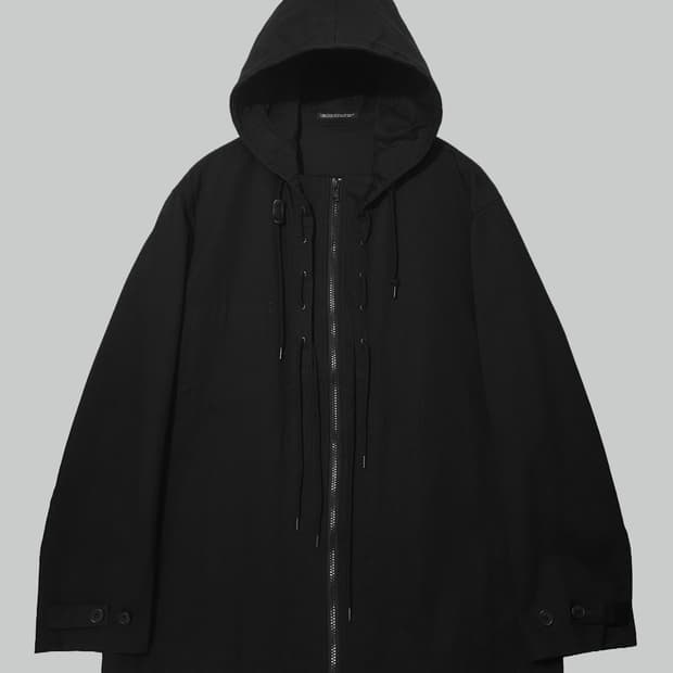 요지 야마모토 후드 자켓