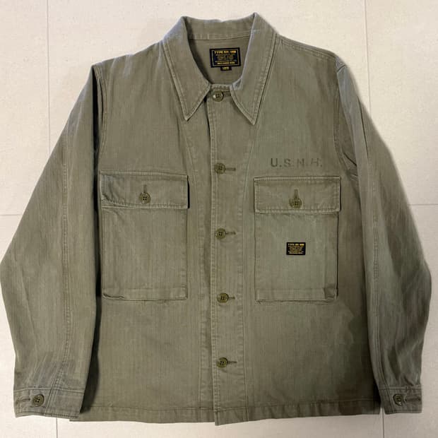 네이버후드 밀리터리 유틸리티 자켓 L사이즈