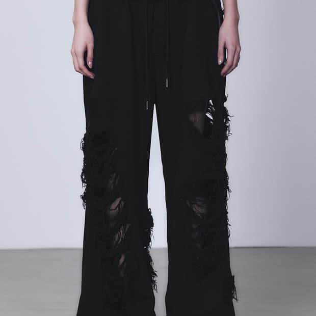 트리밍버드 데미지 스웻 팬츠