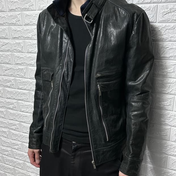 잭 앤 질 램스킨 레더 자켓