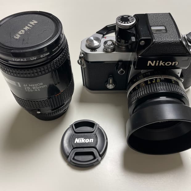 니콘 f2 + 렌즈 두개