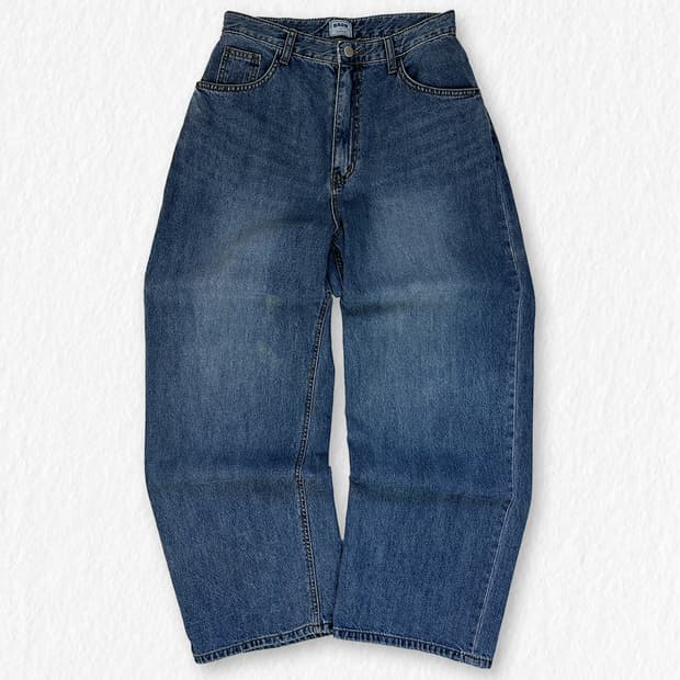 바온 와이드 데님 팬츠