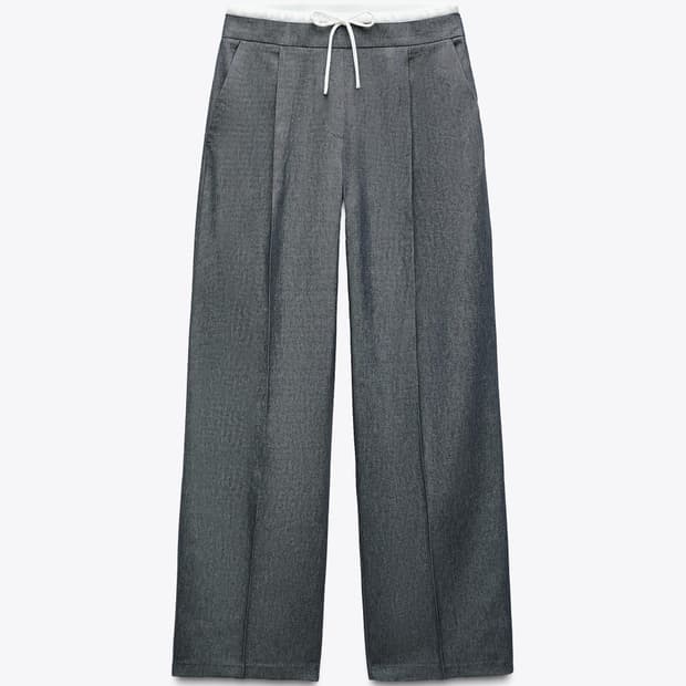 자라 현재 단종 더블 웨이스트 팬츠 xs(그레이) 