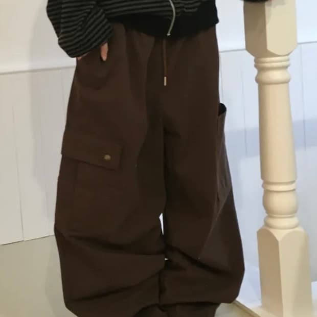 원아브 머드 언발 카고 팬츠