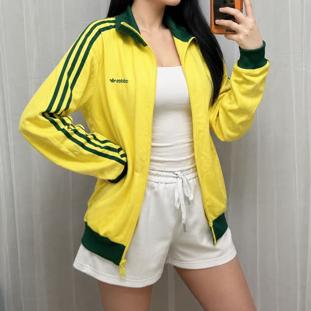아디다스 빈티지 삼선 트랙탑