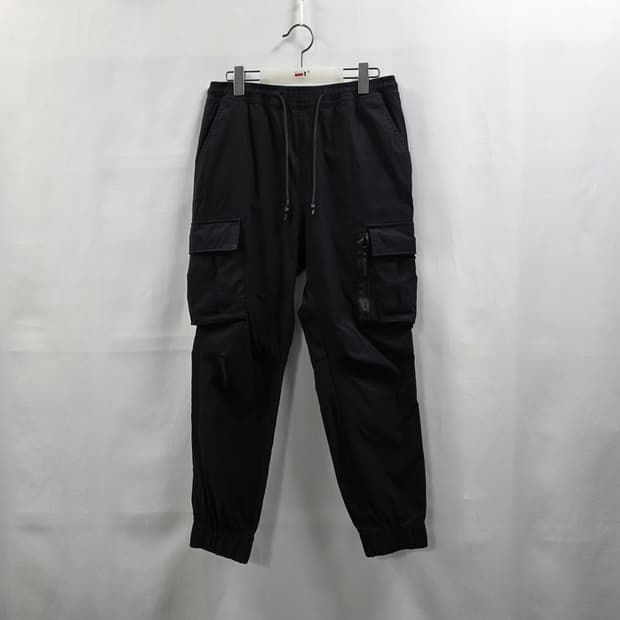 1156 Kai-akmann 카이아크만  카고 조거팬츠 블랙 L