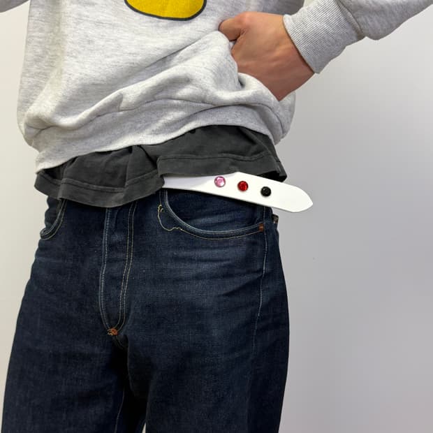 Buttero 레더 잼스톤 벨트