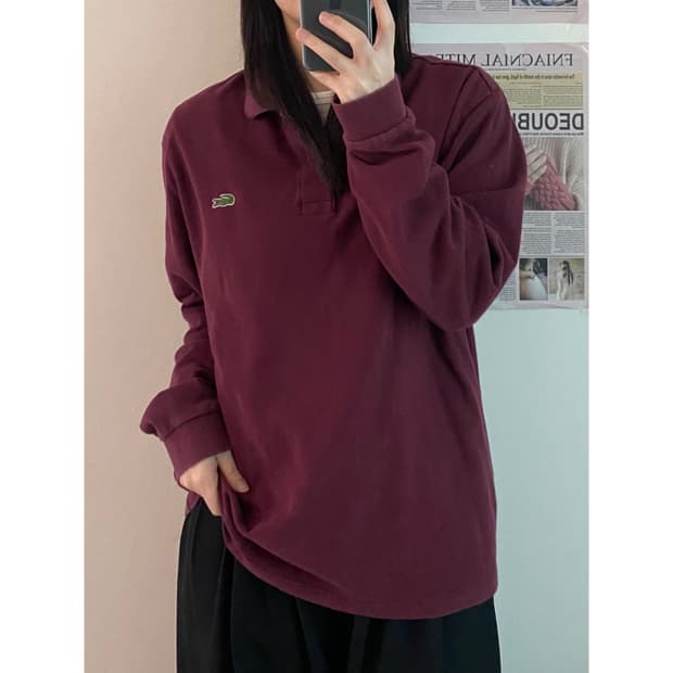 라코스테 긴팔카라티