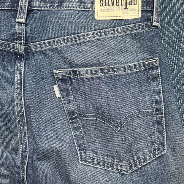 리바이스 공용 실버탭 루즈핏 진 W28 L32
