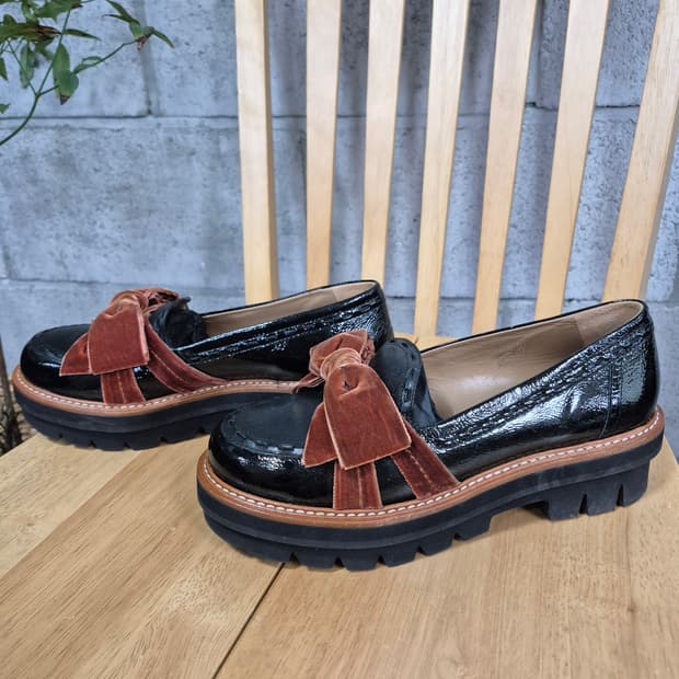 소니아리키엘 sonia rykiel 리본슈즈 38 하구미룩/모리룩