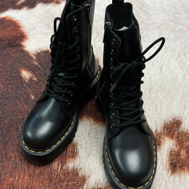 [230] 닥터마틴 제이든 하이 플랫폼 워커 블랙