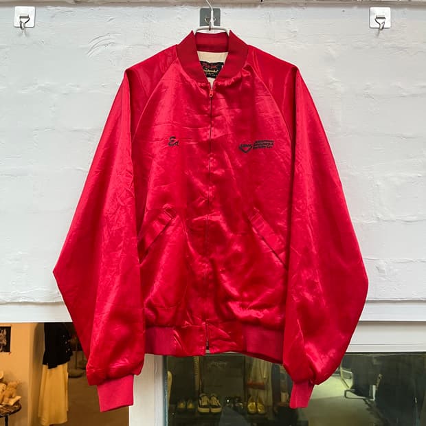 Pla-Jac USA 나일론 워크자켓 레드 M