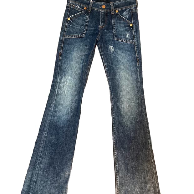 Japanese vintage wow jeans 부츠컷 데님 Y2K