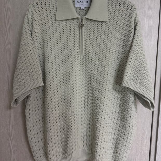 솔리드옴므 반팔 니트 50사이즈