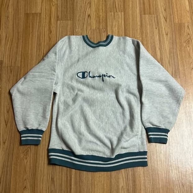 챔피온 리버스위브 90s 빅로고 맨투맨 