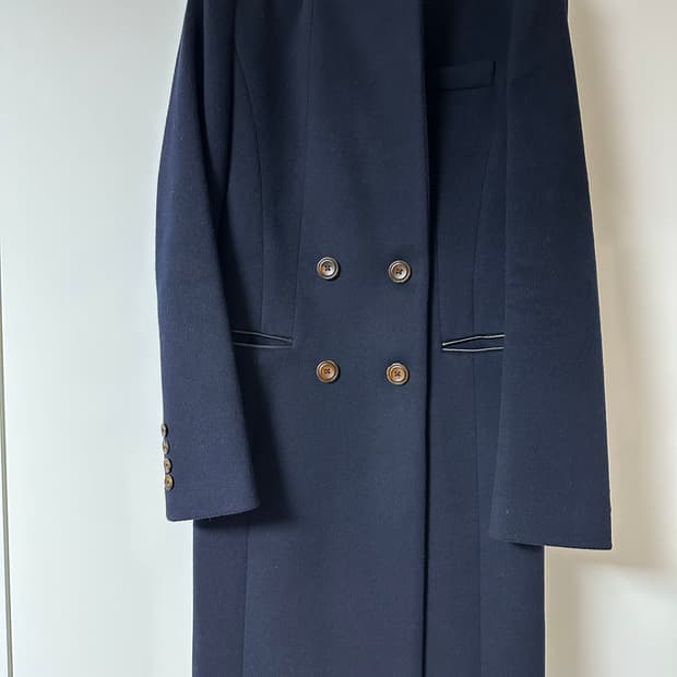 빈폴 컬렉션 네이비 코트 90