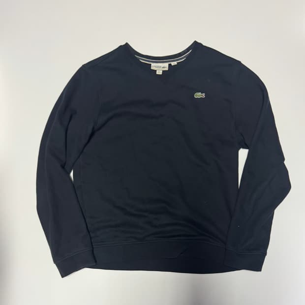 라코스테 스포츠웨어 블랙 맨투맨 M ~ L