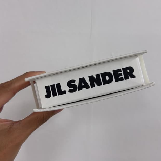jil sander 925 silver ring (m)