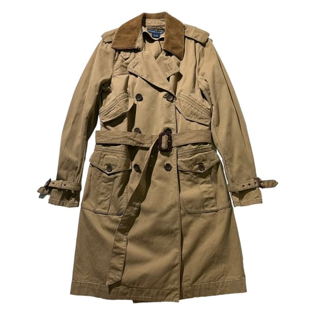 (새상품) 랄프로렌 로브 더블 트렌치 코트