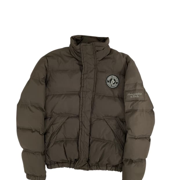 아베크롬비 브라운 패딩 (m)