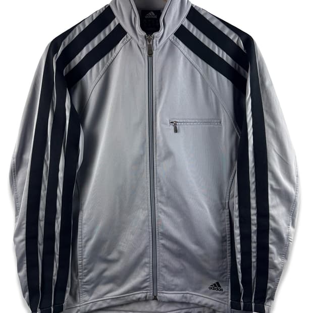아디다스 그레이 블랙 빅삼선 트랙탑져지2427
