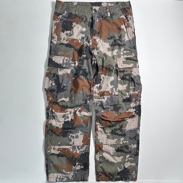 칼하트 립스탑 카모 카고팬츠