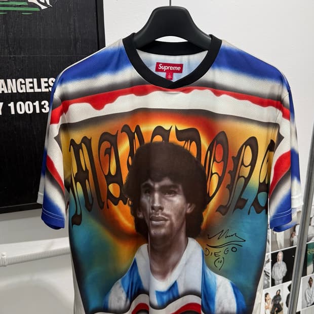 [L] supreme maradona jersey