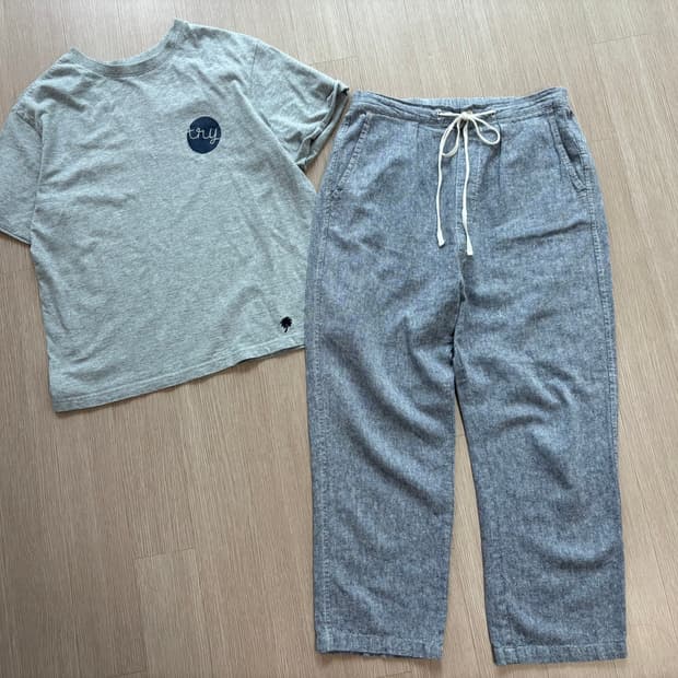 사만사모스 린넨 바지