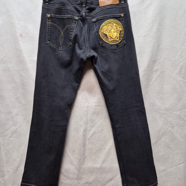 베르사체 남성 청바지