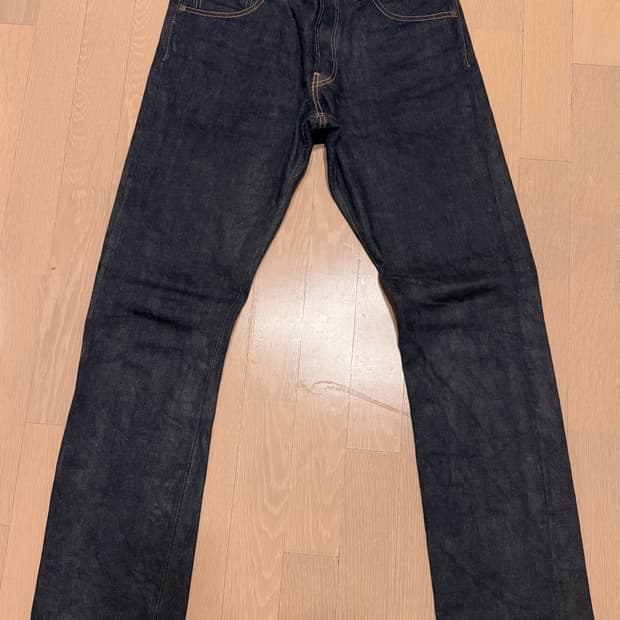 32) Visvim 01slim mud overdye