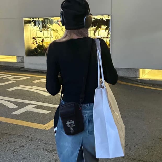 스투시 가방 크로스백 미니백 여행가방 새상품 정품