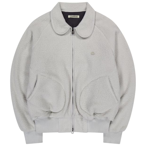 Coyseio 코이세이오 라운드 카라 플리스 자켓