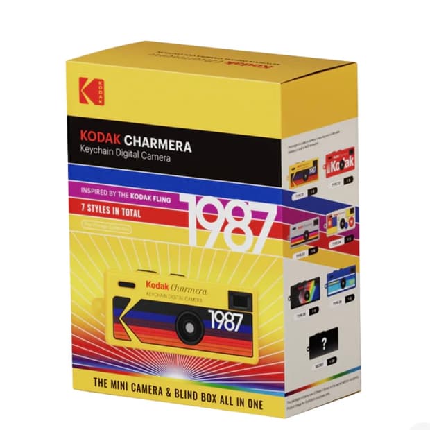 코닥 차메라 키체인 필름카메라 미개봉 랜덤박스 (1개입/국내 정식 발매 