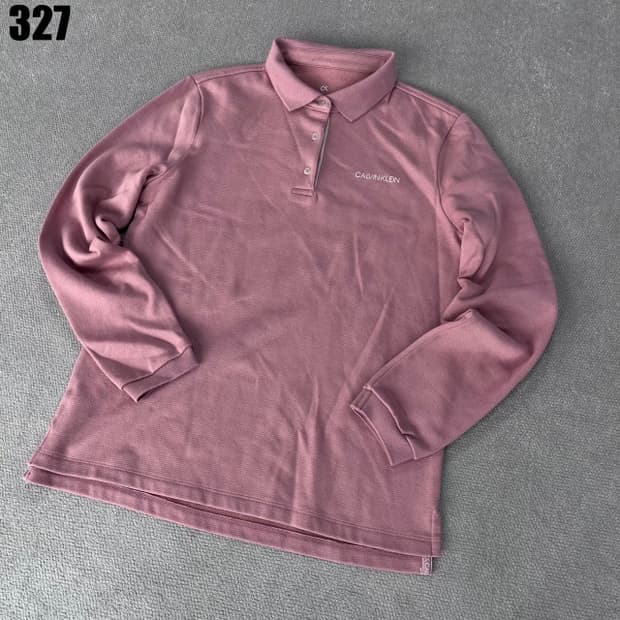 캘빈클라인 핑크 긴팔티 