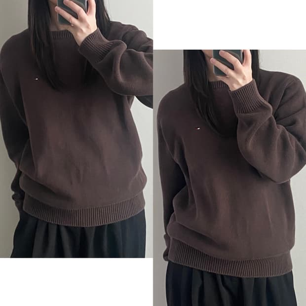 타미힐피거 니트