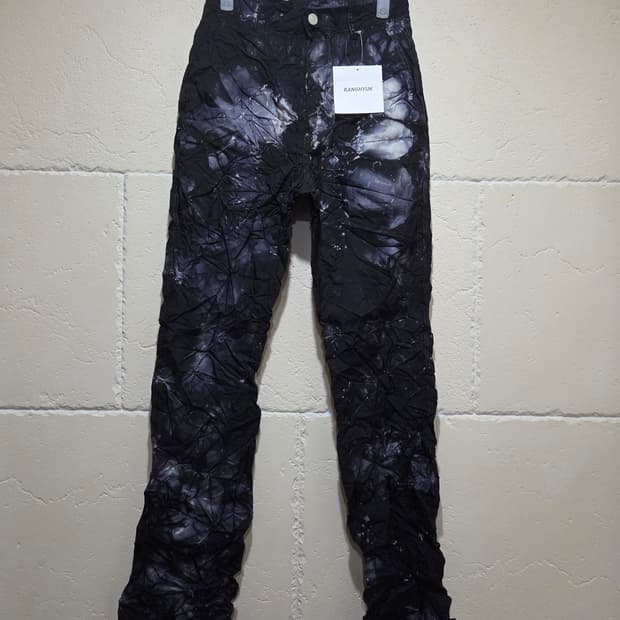 강혁 에어백 슈링크 트라우저 블랙 M 새상품