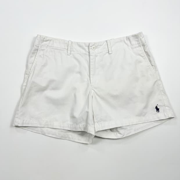 폴로 랄프로렌 포니 클래식 화이트 반바지 팬츠 (28인치 여성추천)