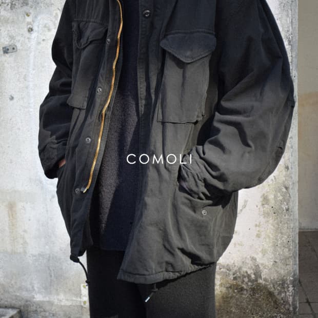 코모리 25aw 가먼트다잉 m65 자켓 3사이즈