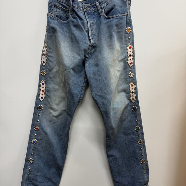 캐피탈 잼스톤 데님 팬트