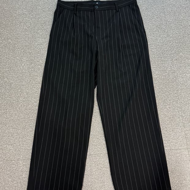 H&M 스트라이프 슬랙스 M