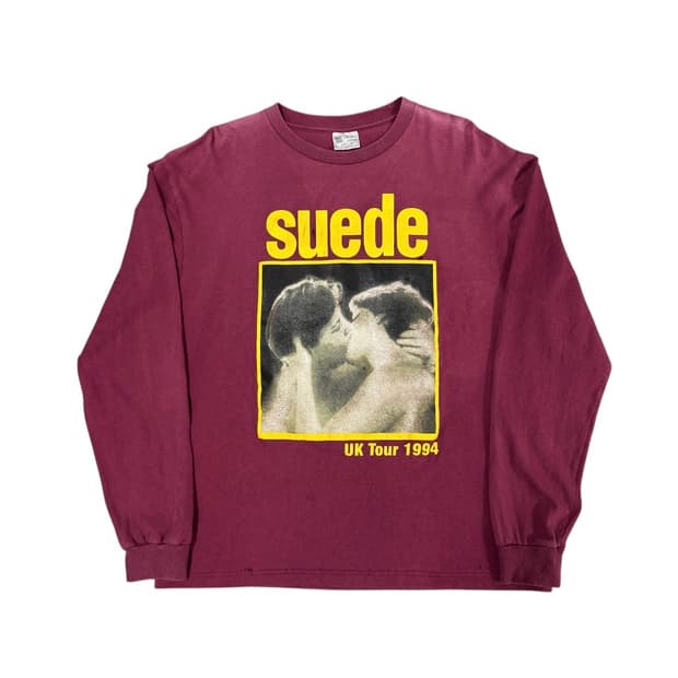 빈티지 90s Suede UK Tour 스웨이드 투어 롱슬리브 티셔츠