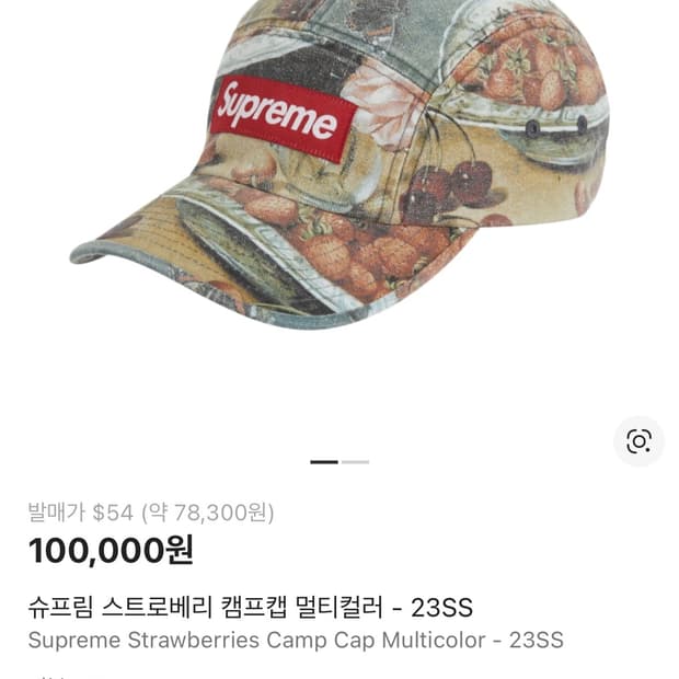 Supreme cap