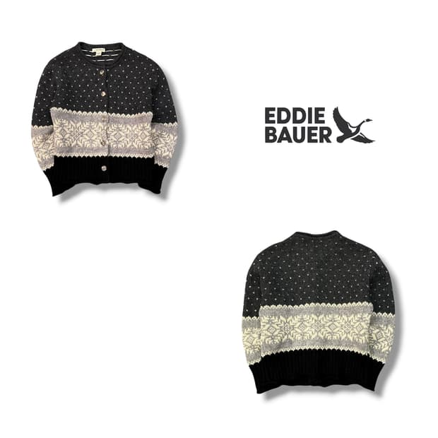  에디바우어 노르딕 울 가디건 y14065