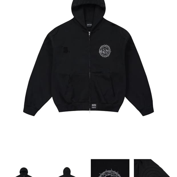 인세인개러지 후드집업 2사이즈