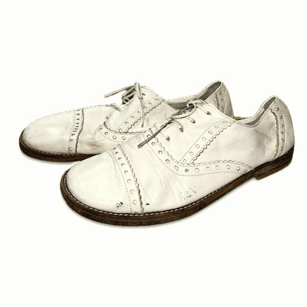 준야와타나베 꼼데가르송 레더 브로그 슈즈