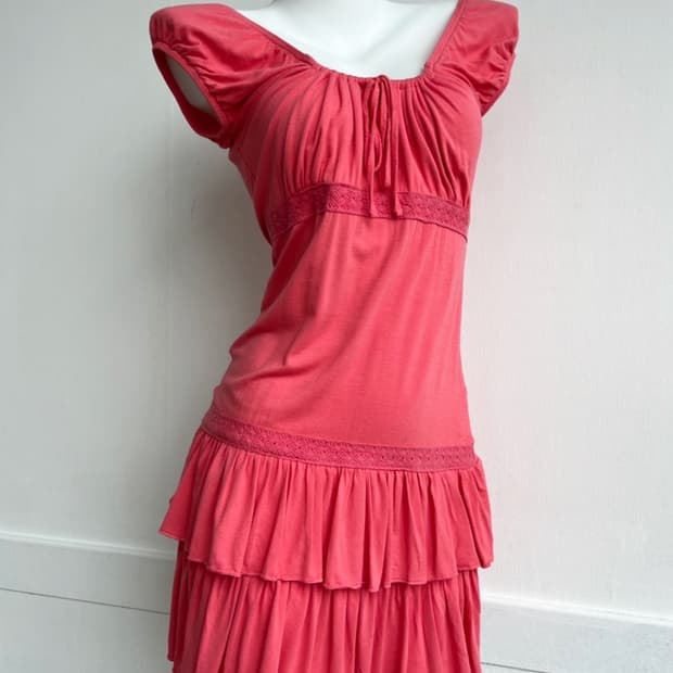 ORSAY 코랄 페미닌 티어드 원피스