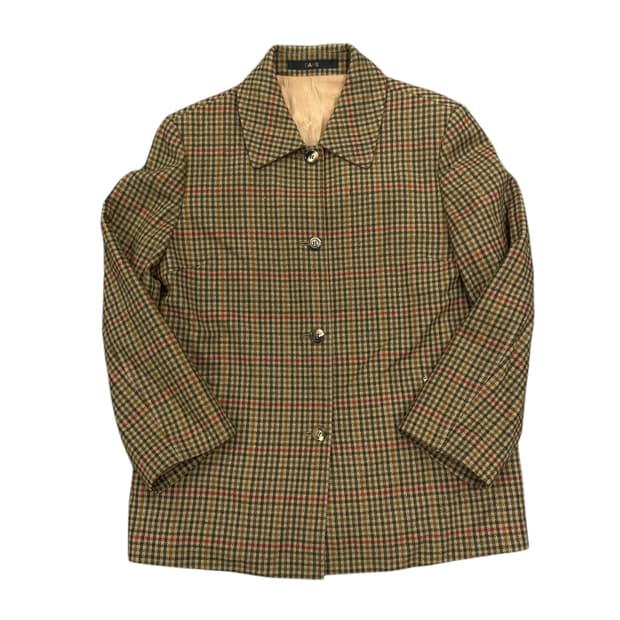 닥스 여성 울 체크자켓